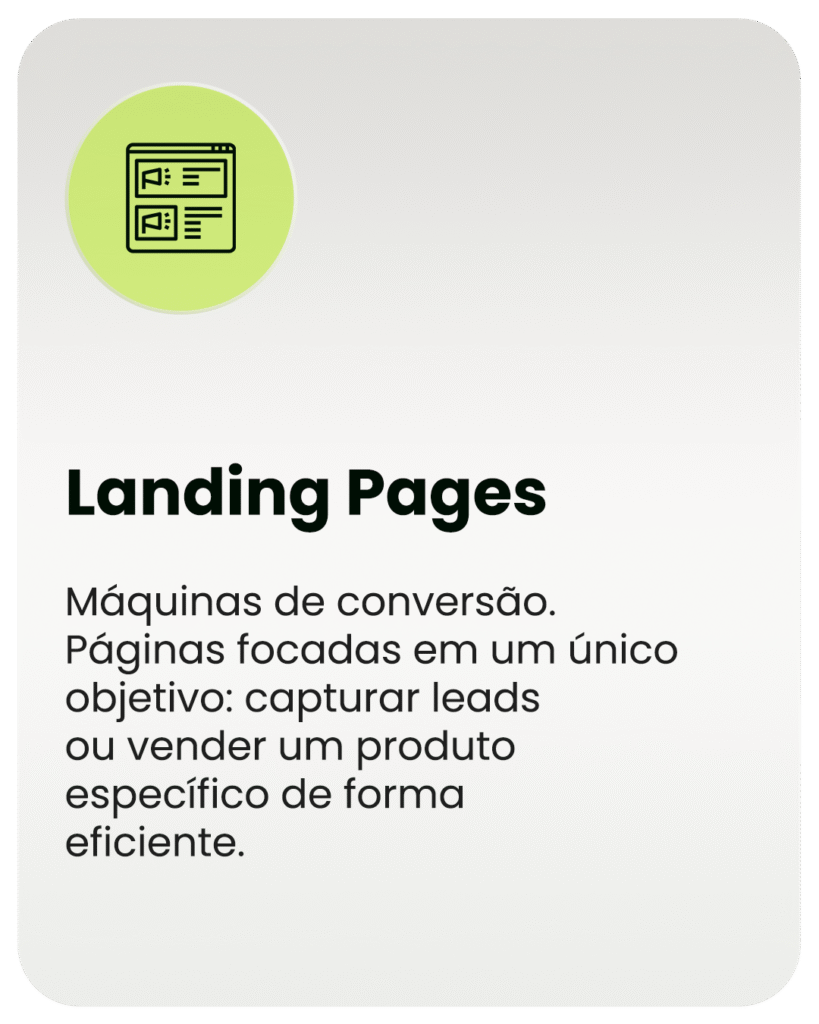 criação de landing page