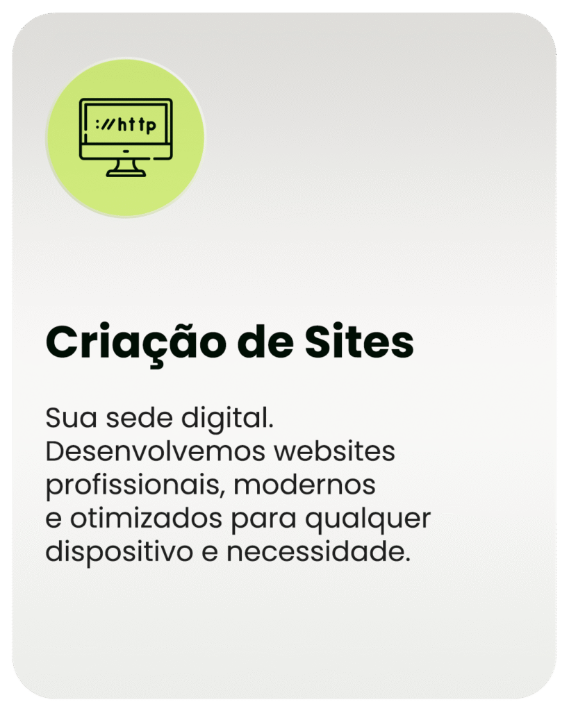 criação de sites